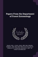 Papers from the Department of Forest Entomology 1341765962 Book Cover