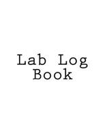 Lab Log Book 1975851080 Book Cover