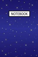 Notebook: Stars: Wide Ruled Notebook 1796676330 Book Cover