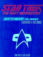 Star Trek: The Next Generation Sketchbook-The Movies 0671008927 Book Cover