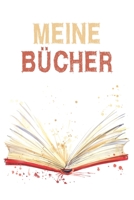 Meine Bücher: Lesetagebuch zum Eintragen der gelesenen Bücher | Bücherbewertung dokumentieren im Aquarell-Design (German Edition) 1692093657 Book Cover