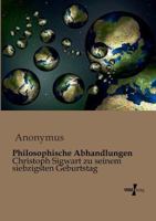 Philosophische Abhandlungen 395610188X Book Cover