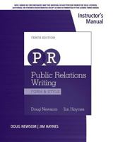 Public Relations Writing--Instructor's Manual 1285080254 Book Cover