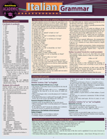 Italian Grammar: a QuickStudy Laminated Language Reference Guide 1423239881 Book Cover