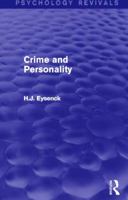 Crime and Personality 0586080074 Book Cover