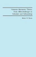 Viennese Harmonic Theory from Albrechtsberger to Schenker and Schoenberg 1878822527 Book Cover