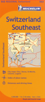 Michelin Switzerland Southeast Map 2067175106 Book Cover