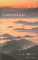 Becoming and Being: The Doctrine of God in Charles Harshorne and Karl Barth 0198267134 Book Cover
