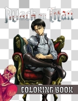 attack on titan coloring book: Shingeki no kyojin 50 Coloring Pages In High-Quality Gift for Kids And Adults ... Black And White. and Size (8.5 x 11) inches B08FPB2Y7Y Book Cover