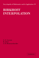 Birkhoff Interpolation 0521104041 Book Cover