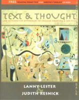 Text and Thought: An Integrated Approach to College Reading and Writing 0306476975 Book Cover