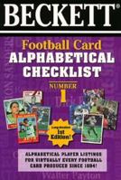 Beckett Football Card Alphabetical Checklist 0676601235 Book Cover