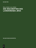 Die Inschriften des Landkreises Jena 3050023023 Book Cover