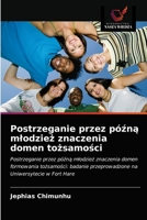 Postrzeganie przez późną młodzież znaczenia domen tożsamości: Postrzeganie przez późną młodzież znaczenia domen formowania tożsamości: badanie ... na Uniwersytecie w Fort Hare 6203644544 Book Cover