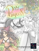 Grayscale coloring books for adults, princess coloring, fairy tale coloring book: greyscale coloring: princess coloring book for adults B087RG9D9L Book Cover