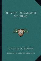 Oeuvres De Salluste V2 (1838) 1168128773 Book Cover