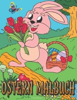 Ostern Malbuch Für Erwachsene: Zur Entspannung mit Niedliche Hasen, Ostereier, Hähnchen, Frühlingsmotiven und Mehr B08X63F1Q3 Book Cover