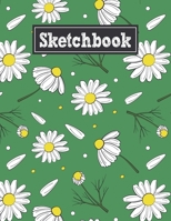Sketchbook: 8.5 x 11 Notebook for Creative Drawing and Sketching Activities with Cute Chamomile Themed Cover Design 1670143414 Book Cover