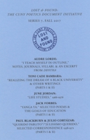 Lost & Found: The CUNY Poetics Document Initiative, Series VII 099767962X Book Cover
