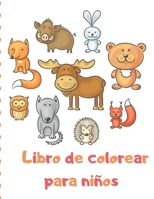 Libro de colorear para ni�os: Libro de actividades de animales para ni�os de 2-4, 4-6 1710315571 Book Cover