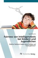 Fairness von Intelligenztests bei Kindern und Jugendlichen 3639427920 Book Cover