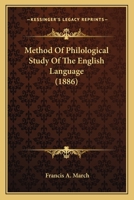 Method Of Philological Study Of The English Language 1163887374 Book Cover