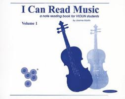 I Can Read Music: A Note Reading Book for Violin Students (Volume 1) (For Violin) 0874874270 Book Cover