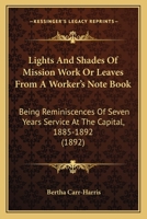 Lights and Shades of Mission Work 1013919173 Book Cover