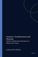 Variation, Transformation and Meaning 9067180270 Book Cover