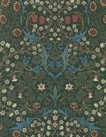 Blackthorn, William Morris. Ruled Journal: 150 Lined / Ruled Pages, 8,5x11 Inch (21.59 X 27.94 CM) Soft Cover / Paperback 154316529X Book Cover