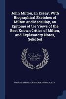 The Life of John Milton: Narrated in connexion with the political, ecclesiastical, and literary history of his time (vol. ii: 1638-1643) 1172271844 Book Cover
