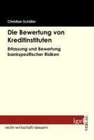 Die Bewertung Von Kreditinstituten 3868151117 Book Cover