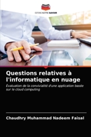 Questions relatives à l'informatique en nuage: Évaluation de la convivialité d'une application basée sur le cloud computing 6203535818 Book Cover