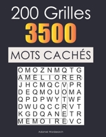 200 Grilles 3500 Mots Cach�s: Activit�s pour les adultes et les s�niors avec solutions 1653062592 Book Cover