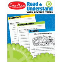 Read & Understand with Leveled Texts, Grade 2 1608236714 Book Cover