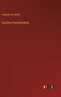 Goethes Personlichkeit (1901) 1160100535 Book Cover