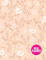 Meal Planner: Nifty 52 Weeks Pages for Tracking and Planning your Meals, Grocery Shopping List, Food Planner Prep Book | Large 8.5 x 11 Inch | 110 Pages - Design Element BT 098825 1710764244 Book Cover