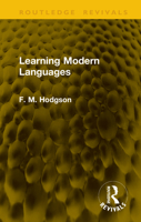 Learning Modern Languages (Routledge Revivals) 1041310811 Book Cover