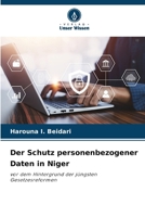 Der Schutz personenbezogener Daten in Niger (German Edition) 6208100550 Book Cover