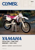 Yamaha Yz125-250, 1988-1993: Wr250Z, 1991-1993/M391 (Clymer Motorcycle Repair) (Clymer Motorcycle Repair) 0892876182 Book Cover
