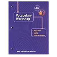 Vocabulary Workshop: Sixth Course (Elements of Language) 0030562961 Book Cover