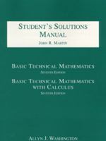 Students Solutions Manual/Basic Technical Mathematics 0201385694 Book Cover
