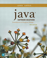 Java Software Solutions: Foundations of Program Design 0201571641 Book Cover