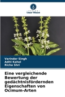 Eine vergleichende Bewertung der gedächtnisfördernden Eigenschaften von Ocimum-Arten (German Edition) 6207595351 Book Cover