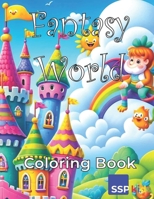 Fantasy Coloring Book: For Kids Ages 4-8 (US Edition) B0CSYVHV7F Book Cover
