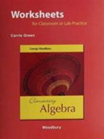 Worksheets for Classroom or Lab Practice for Elementary Algebra 0321523105 Book Cover