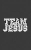 Team Jesus: Christian Team Jesus Green Christmas Notebook - Religious Sports Doodle Diary Book As Gift For Soul Winning Teams On Xmas For Churchmate, Gospel, Church Pastor, Baptist Or Catholic Christ  1077284969 Book Cover