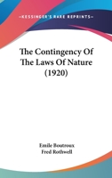 De la contingence des lois de la nature 0548708835 Book Cover