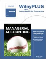 Managerial Accounting [with WileyPlus Blackboard Code] 0471699608 Book Cover