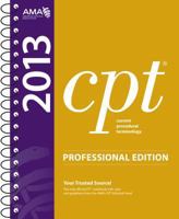 CPT 2013 Standard Edition (Current Procedural Terminology 1603596844 Book Cover